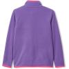 Lands’ End Kids Fleece Quarter Zip(Purple Glitter Galaxy)