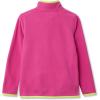 Lands’ End Kids Fleece Quarter Zip(Rose Violet/Pink/Yellow)