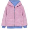 Lands’ End Kids High Pile Lined Zip Hoodie(Bruiser/Mauve Mist)