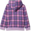 Lands’ End Kids High Pile Lined Zip Hoodie(Purple/Amethyst Plaid)