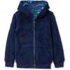 Lands’ End Kids Husky Reversible Sherpa Fleece Hoodie(Galaxy/Navy)