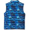 Lands’ End Kids Insulated Down Alternative ThermoPlume Vest(Blue Camo)