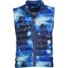 Lands’ End Kids Insulated Down Alternative ThermoPlume Vest(Blue Galaxy Space)
