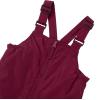 Lands’ End Kids Iron Knee Insulated Winter Snow Bibs(Dark Magenta)