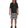 Lands’ End Kids School Uniform Polo – 100% Cotton Comfort That Lasts All Year, Easy-Care, Short Sleeve(Black)