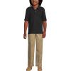 Lands’ End Kids School Uniform Polo – 100% Cotton Comfort That Lasts All Year, Easy-Care, Short Sleeve(Black)