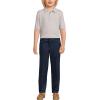 Lands’ End Kids School Uniform Polo – 100% Cotton Comfort That Lasts All Year, Easy-Care, Short Sleeve(Gray Heather)