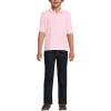 Lands’ End Kids School Uniform Polo – 100% Cotton Comfort That Lasts All Year, Easy-Care, Short Sleeve(Ice Pink)