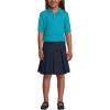 Lands’ End Kids School Uniform Polo – 100% Cotton Comfort That Lasts All Year, Easy-Care, Short Sleeve(Teal Breeze)