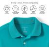 Lands’ End Kids School Uniform Polo – 100% Cotton Comfort That Lasts All Year, Easy-Care, Short Sleeve(Teal Breeze)