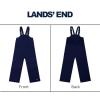 Lands’ End Kids Squall Waterproof Iron Knee Bib Snow Pants(Navy)