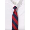 Lands’ End Kids Stripe To Be Tied Tie(Red/Classic Navy Stripe)