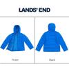 Lands’ End Kids ThermoPlume Packable Hooded Jacket(Nautical Blue)