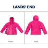 Lands’ End Kids ThermoPlume Packable Hooded Jacket(Rhubarb)