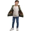 Lands’ End Kids Ultra Soft Sherpa Full Zip Hoodie Sweatshirt (XS-L)(Olive)