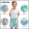 Lands’ End Little Boys’ Swimwear UPF 50 Mesh Liner Swim Trunks (XXS-S)(Aruba Blue)