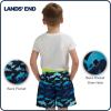 Lands’ End Little Boys’ Swimwear UPF 50 Mesh Liner Swim Trunks (XXS-S)(Blue)
