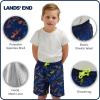 Lands’ End Little Boys’ Swimwear UPF 50 Mesh Liner Swim Trunks (XXS-S)(Deep Sea Navy)