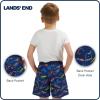 Lands’ End Little Boys’ Swimwear UPF 50 Mesh Liner Swim Trunks (XXS-S)(Deep Sea Navy)