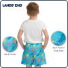 Lands’ End Little Boys’ Swimwear UPF 50 Mesh Liner Swim Trunks (XXS-S)(Malibu Blue)