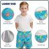 Lands’ End Little Boys’ Swimwear UPF 50 Mesh Liner Swim Trunks (XXS-S)(Malibu Blue)
