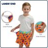 Lands’ End Little Boys’ Swimwear UPF 50 Mesh Liner Swim Trunks (XXS-S)(Neon Orange)
