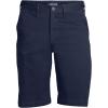 Lands’ End Men’s 11″ Comfort Waist Comfort First Stretch Chino Shorts(Radiant Navy)