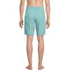 Lands’ End Men’s 9 Inch Packable Cargo Swim Shorts(Pale Teal)