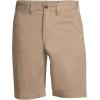 Lands’ End Men’s Big 9 Inch Comfort Waist Comfort First Knockabout Chino Shorts(Khaki)