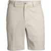 Lands’ End Men’s Big 9″ Traditional Fit No Iron Chino Shorts(Light Stone)