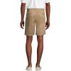 Lands’ End Men’s Comfort Waist Pleated 9″ No Iron Chino Shorts(Khaki)
