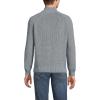 Lands’ End Men’s Drifter Quarter Zip Sweater(Pewter Heather)