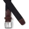 Lands’ End Men’s Elastic Braid Belt(Black)