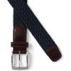 Lands’ End Men’s Elastic Braid Belt(Radiant Navy)