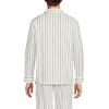 Lands’ End Men’s Essential Pajama Shirt(Egret White Double Stripe)