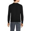 Lands’ End Men’s Fine Gauge Cotton Crew Neck Sweater(Black)