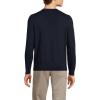 Lands’ End Men’s Fine Gauge Cotton Crew Neck Sweater(Radiant Navy)