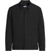Lands’ End Men’s Insulated Commuter Shirt Jacket(Black)