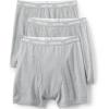 Lands’ End Men’s Knit Boxer Brief Mixed 3 Pack(Gray Heather)