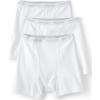 Lands’ End Men’s Knit Boxer Brief Mixed 3 Pack(White)
