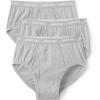 Lands’ End Men’s Knit Briefs 3 Pack(Gray Heather)