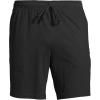Lands’ End Men’s Knit Jersey Pajama Shorts(Black)