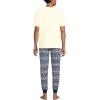 Lands’ End Men’s Knit Jersey Pajama Sleep Set(Deep Sea Deer Fairisle)