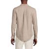 Lands’ End Men’s Long Sleeve Linen Shirt(Rich Camel)