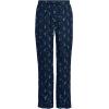 Lands’ End Men’s Poplin Pajama Pants(Holiday Trees/Navy/Green)