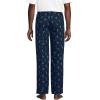 Lands’ End Men’s Poplin Pajama Pants(Holiday Trees/Navy/Green)