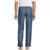 Lands’ End Men’s Poplin Pajama Pants(Medium Indigo Chambray)