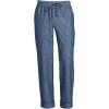 Lands’ End Men’s Poplin Pajama Pants(Medium Indigo Chambray)