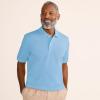 Lands’ End Men’s Short Sleeve Comfort-First Mesh Polo Shirt(Bermuda Blue)