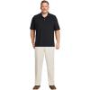 Lands’ End Men’s Short Sleeve Comfort-First Mesh Polo Shirt(Black)
